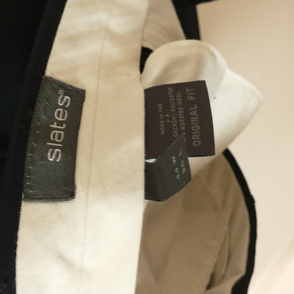 Slates by Dockers Men's Black Pleated Pants - Picture 5 of 5